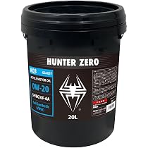 Amazon | HUNTER ZERO 車用 モーターオイル/ポリ容器/100%化学合成油